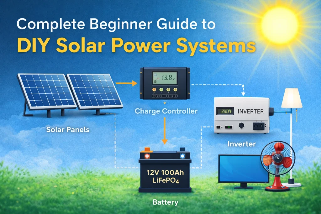 Complete Beginner Guide to DIY Solar Power Systems (2026)